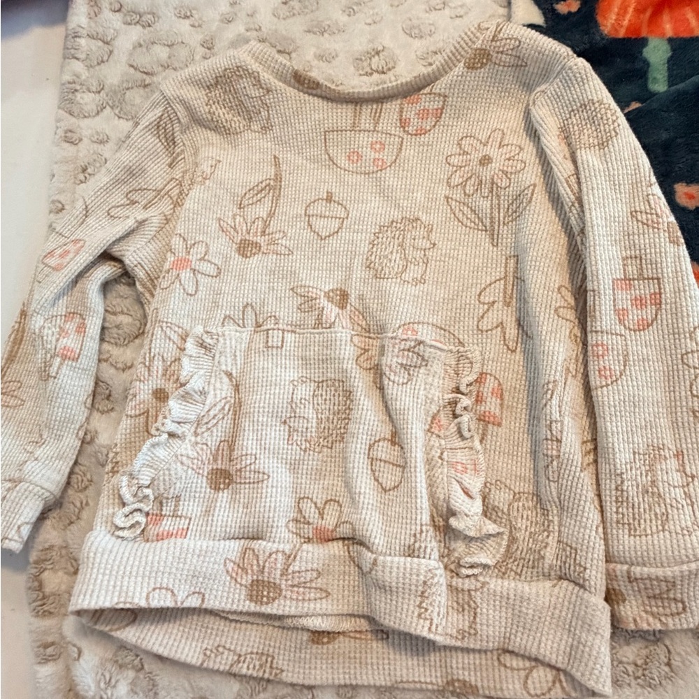 Garanimals Cream Floral Kids Sweater